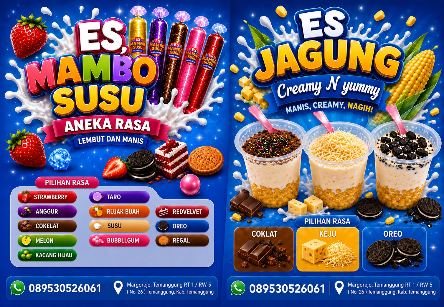 Es Mambo Susu dan Es Jagung Creamy N Yummy